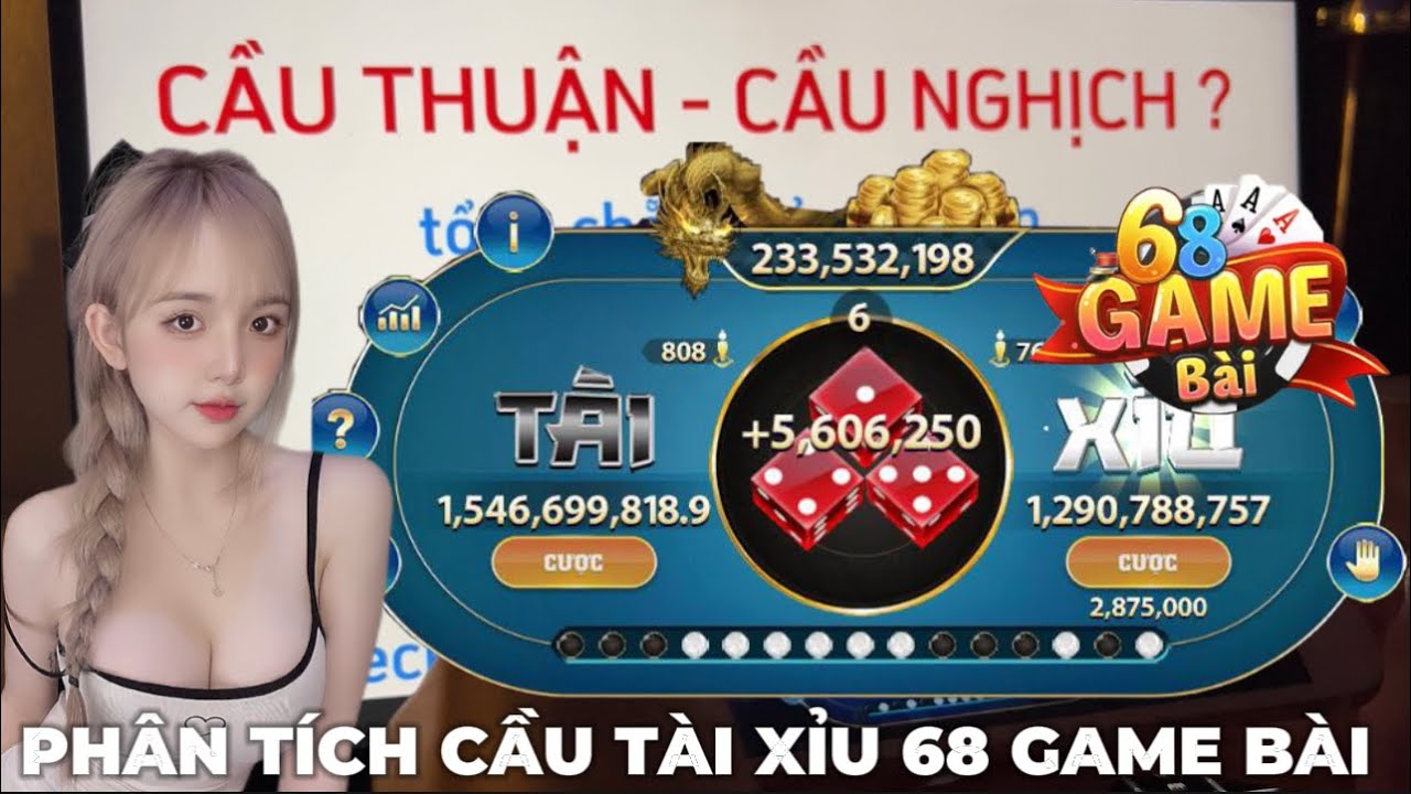 Tài Xỉu online 68 Game Bài | Cách Bắt Cầu Tài Xỉu Online 68 game bài Thuận - Nghịch Tài xỉu